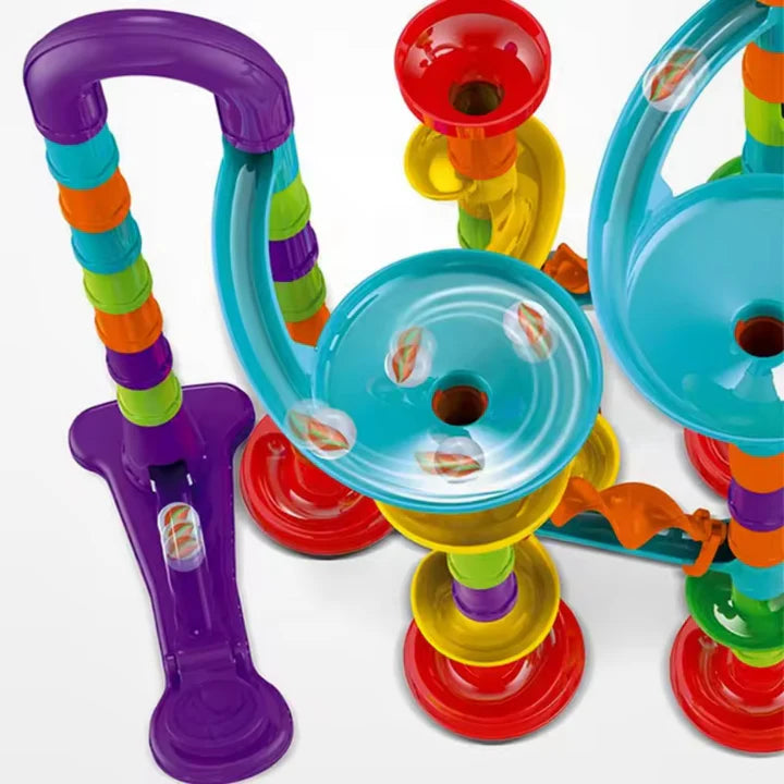 JUEGO DE CONSTRUCCIÓN TUBOS Y CANICAS