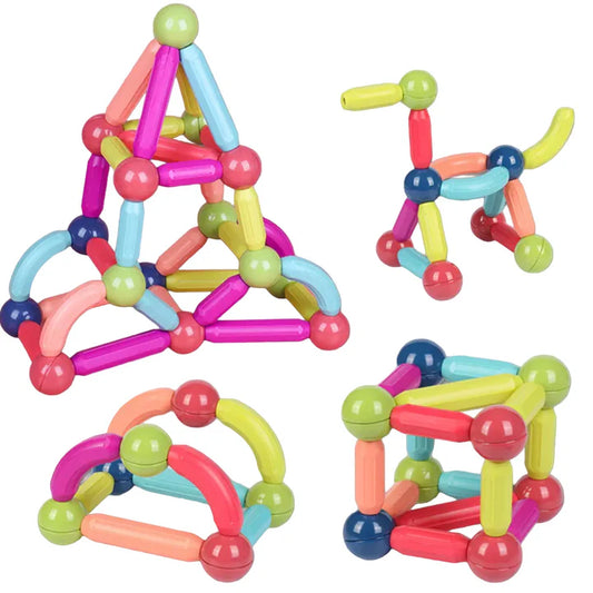 JUEGOS DE BLOQUES DE CONSTRUCCIOÓN MAGNETICOS 28 PIEZAS